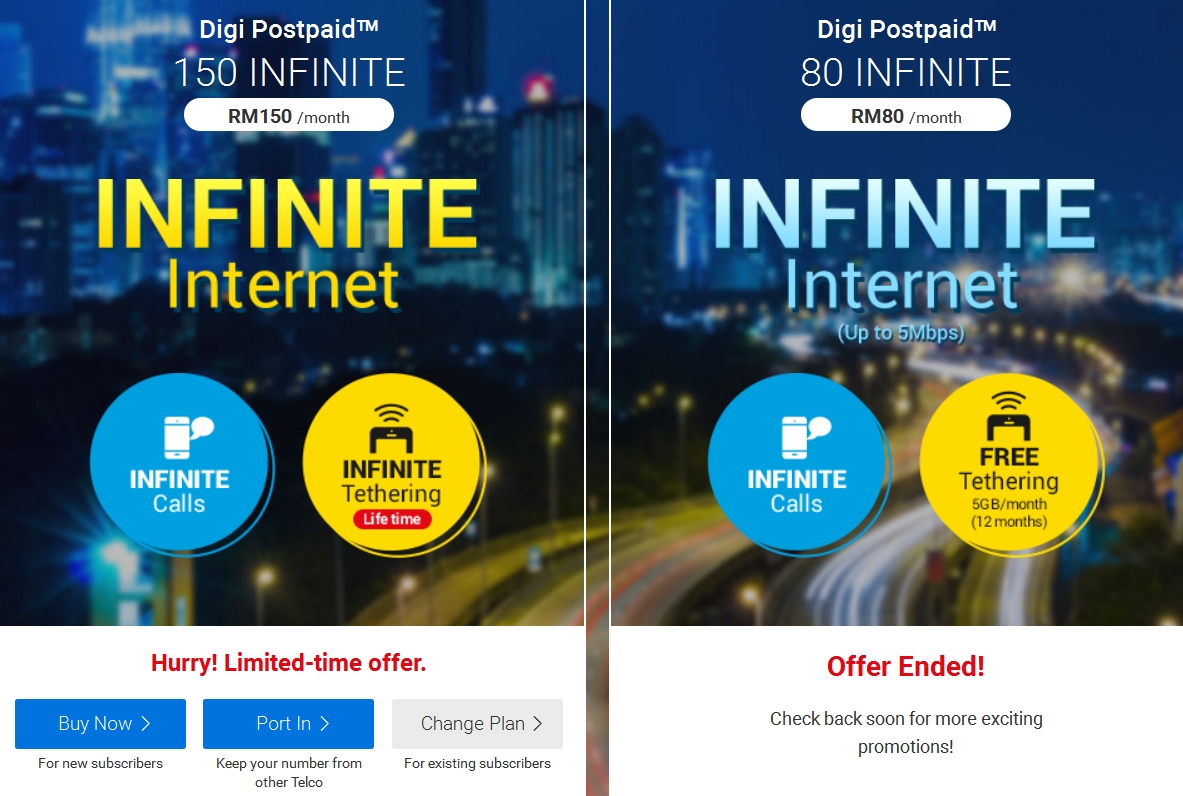 Digi Infinity 80 Unlimited Plan Discontinued 1