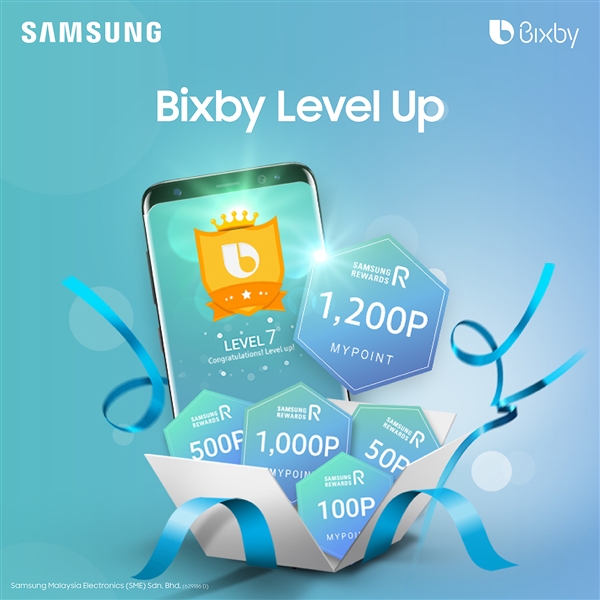 Earn Experience Points (XP) with Samsung Bixby Voice 1