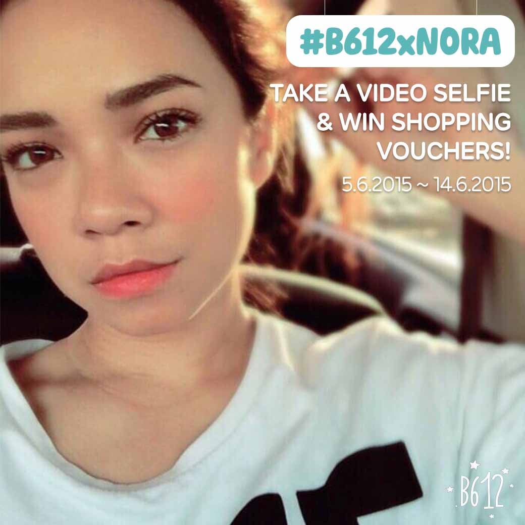 Nora Danish is the face of LINE B612 selfie app in Malaysia 1