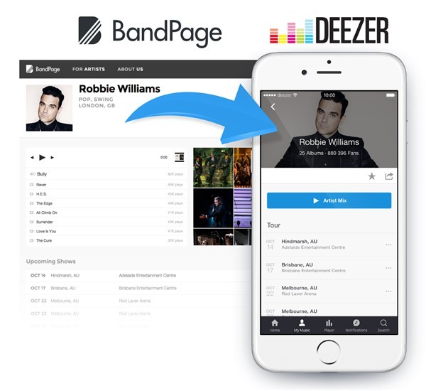 deezer-bandpage