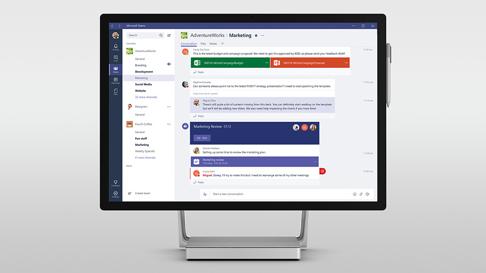 Microsoft Teams, a chat-based workspace in Office 365 3