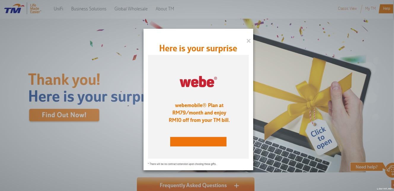 What Malaysians are saying about "Thank You Surprise!" from Telekom Malaysia 1