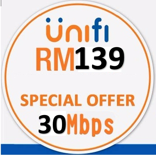 Streamyx 1Mbps at RM68/month, Unifi 30Mbps at RM139 3