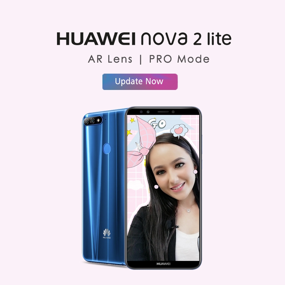 HUAWEI nova 2 lite Offers AR lens and PRO Camera Mode Update 1