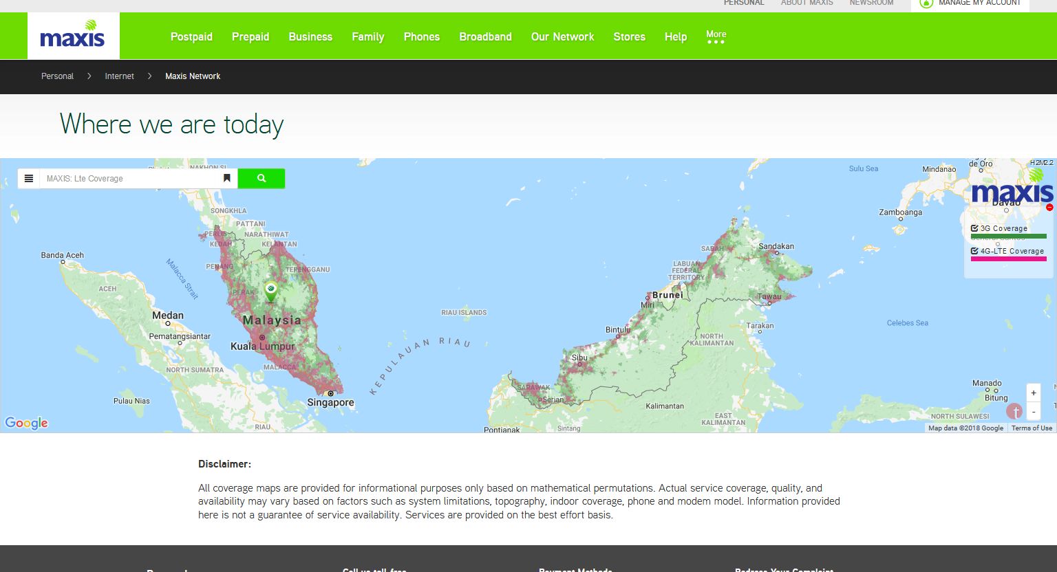 maxis coverage map - Adam Taylor