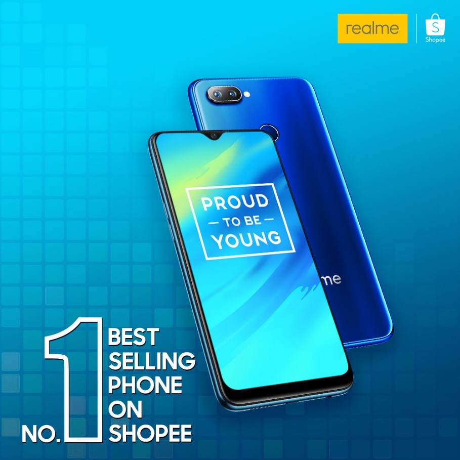 Realme achieved No.1 Best Selling Phone on Shopee! 1