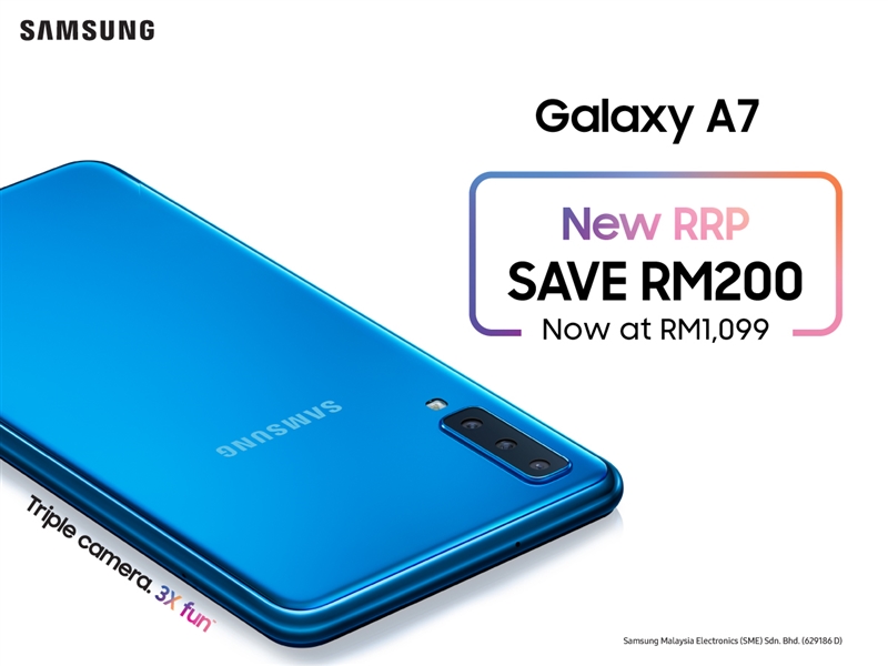 The Galaxy A7 is Retailing at a New Price of RM1,099! 1
