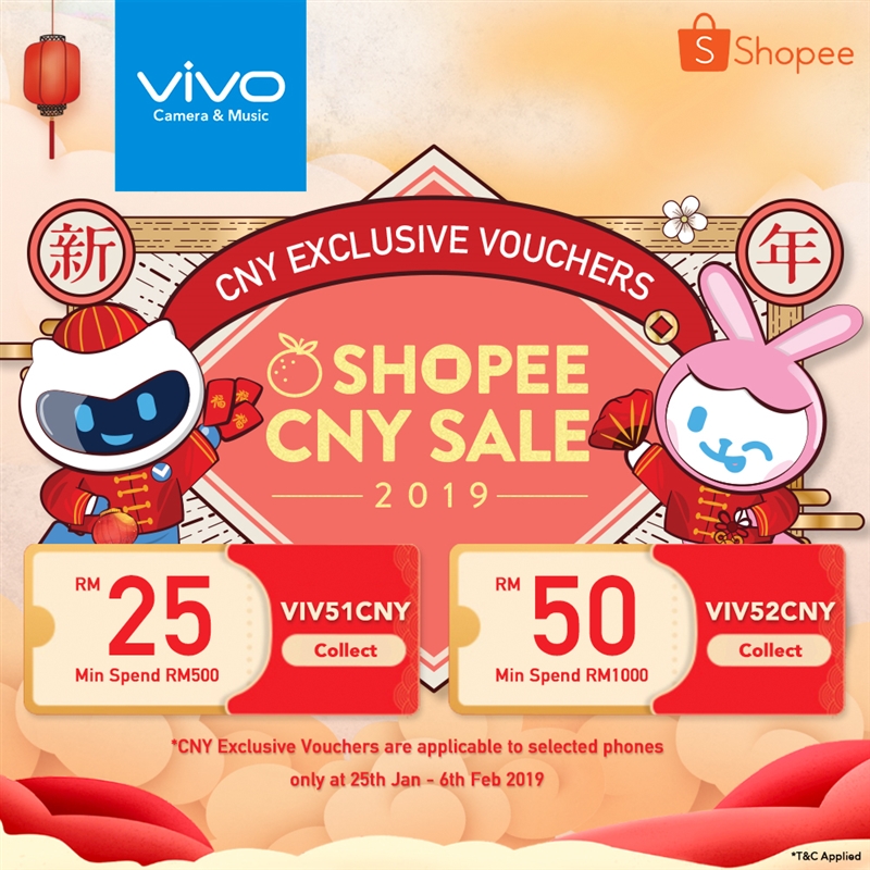 Enjoy Chinese New Year Promotions with vivo only at Shopee 1