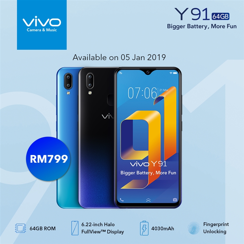 vivo Y91 now available at RM799 1