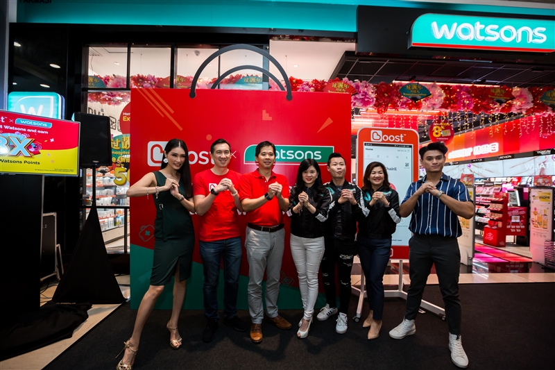 Boost partners with Watsons for Cashless Shopping 1