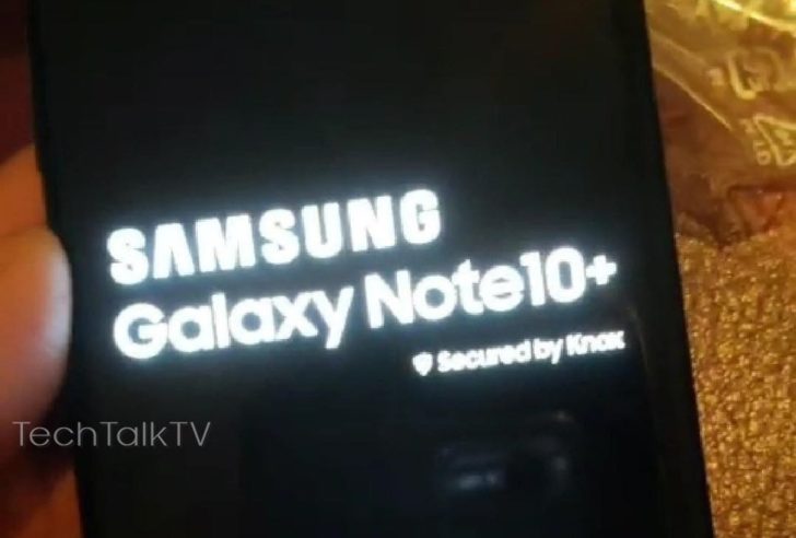 Upcoming Galaxy Note10+ won't be called Note Pro according to first blurry real-life photos