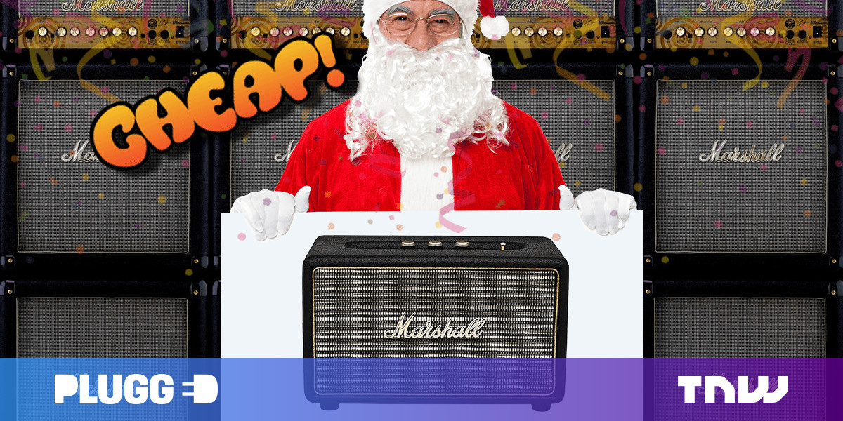Blast tunes like a rock god with 54% off a Marshall Acton Bluetooth speaker