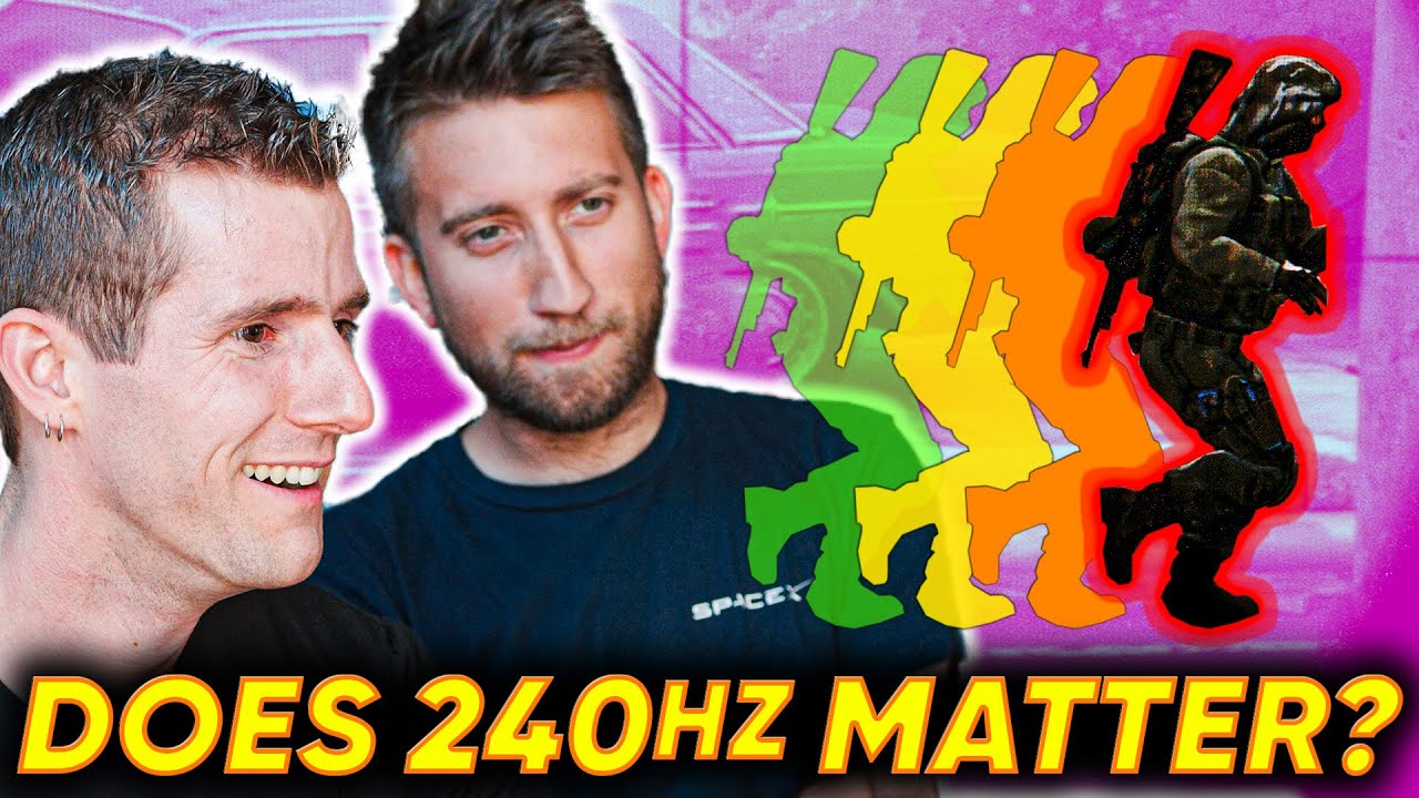 Does 240Hz Matter for Gaming ft. Gav from Slow Mo Guys
