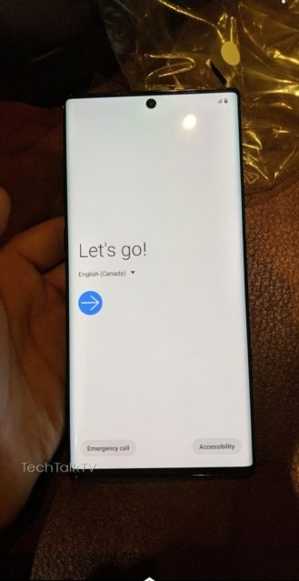 Upcoming Galaxy Note10+ won't be called Note Pro according to first blurry real-life photos 2