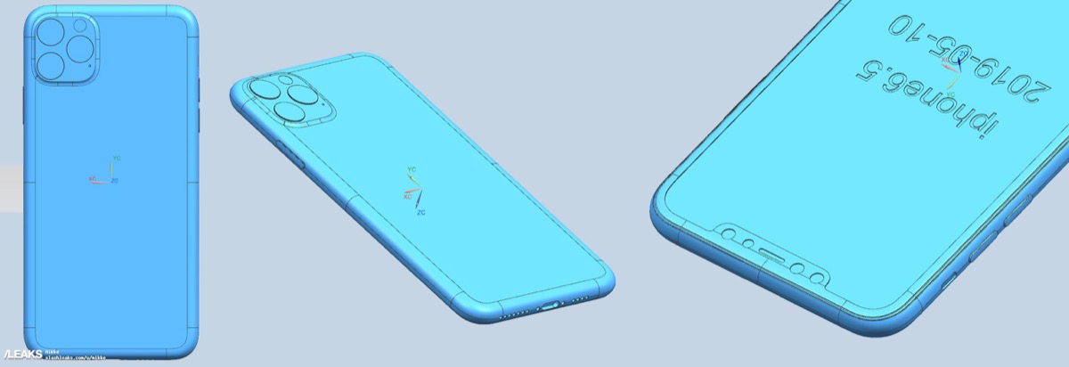 Alleged CAD Images of Apple's 2019 iPhones Surface Online 2