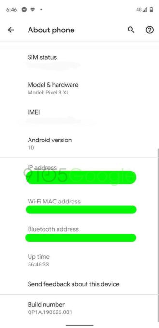 Android Q Beta 5 may have leaked early, showing off new 'Back Sensitivity' setting for gestures 4