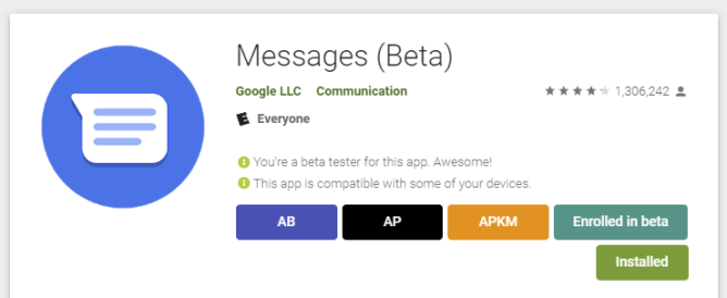 Google starts open beta program for Messages app 3