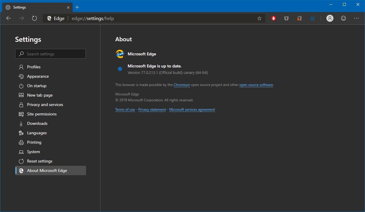 How to Change the Theme in Chromium Microsoft Edge Browser