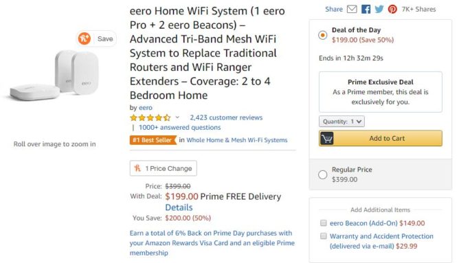 Get up to half off eero Pro mesh Wi-Fi bundles ($99 up) for Prime Day 4