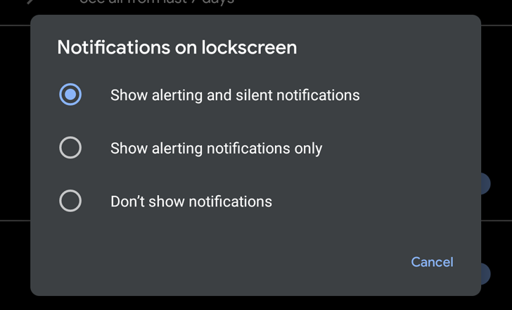 Android Q Beta 5 brings more control over lockscreen notifications 1