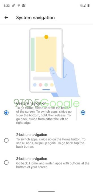 Android Q Beta 5 may have leaked early, showing off new 'Back Sensitivity' setting for gestures 2