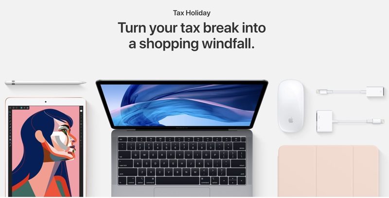 Apple Details Products Eligible for Upcoming State Sales Tax Holidays 1