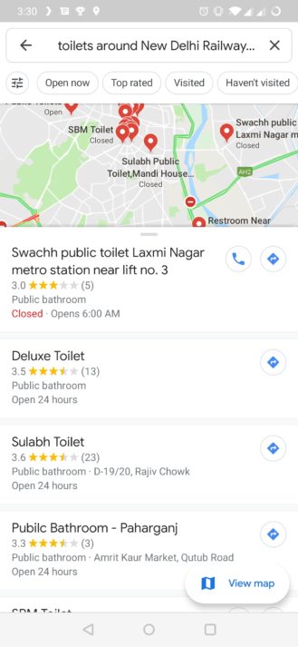 Google and India government adding thousands of toilets to Maps 2