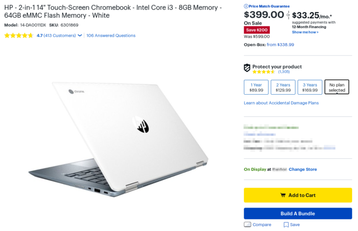 HP's 2-in-1 Chromebook x360 has once again dropped to $400 ($200 off) 2