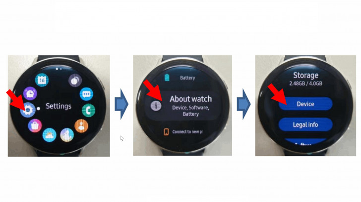 Samsung Galaxy Watch Active 2 images published in FCC filing 1