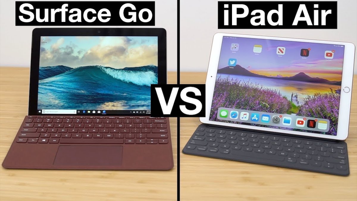 iPad Air vs. Microsoft's Surface Go: Which Is a Better Laptop Replacement?