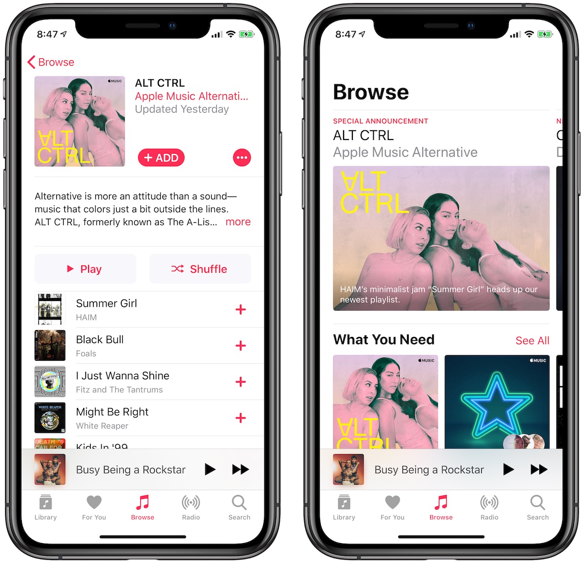 Apple Music Renames 'The A-List: Alternative' Playlist to 'ALT CTRL' and Updates 'Essentials' With Cover Art Shot on iPhone 1