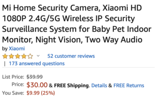 Grab Xiaomi's Mi Home Wi-Fi security camera for just $30 ($10 off) 2