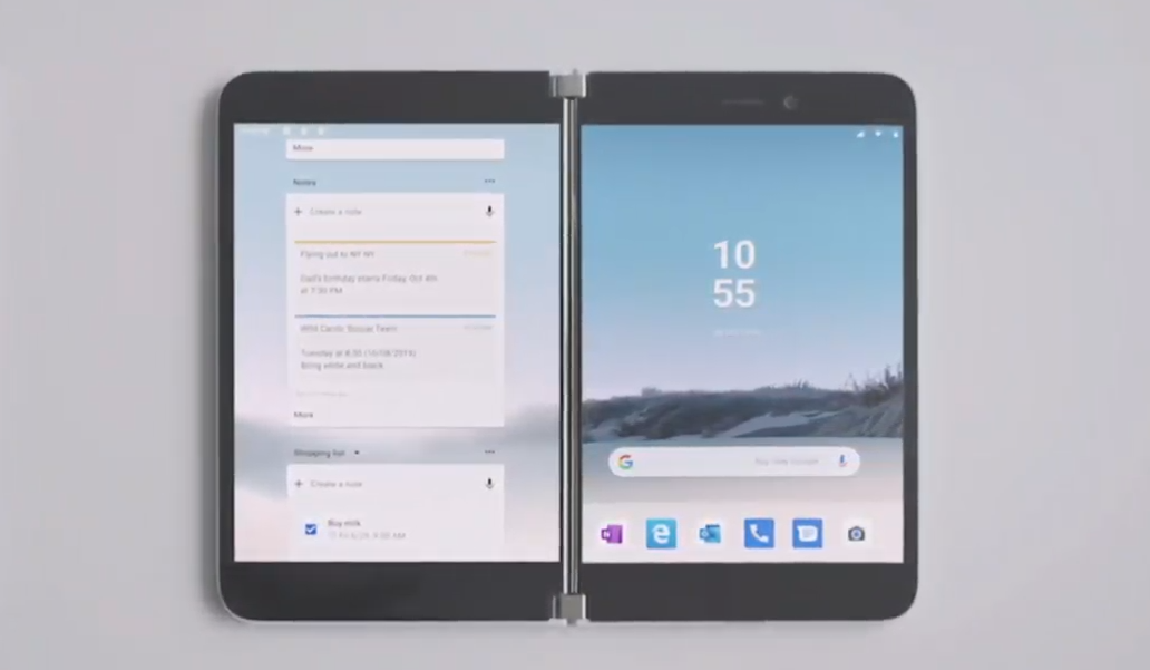 Microsoft just announced a Surface Android phone... with two screens