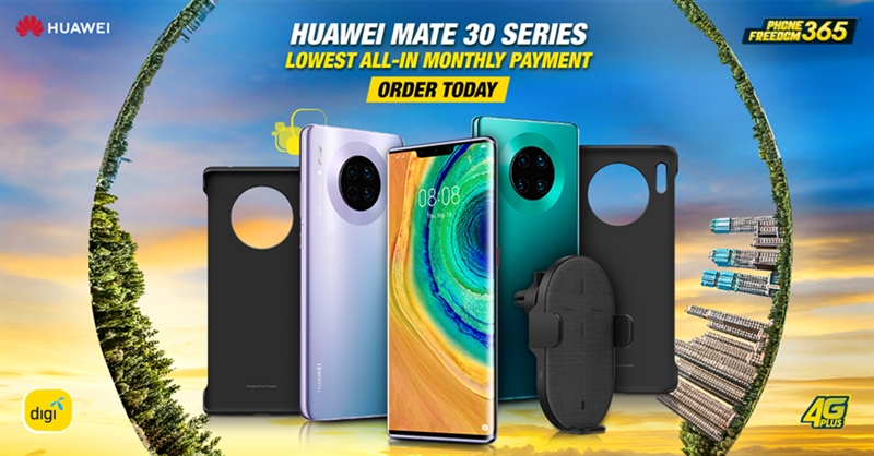 Digi customers can now pre-order the latest Huawei Mate 30 and Huawei Mate 30 Pro 1