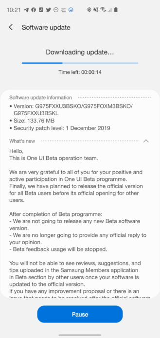 Android 10 rolling out to Samsung Galaxy S10 series (Update: India and Kuwait) 3