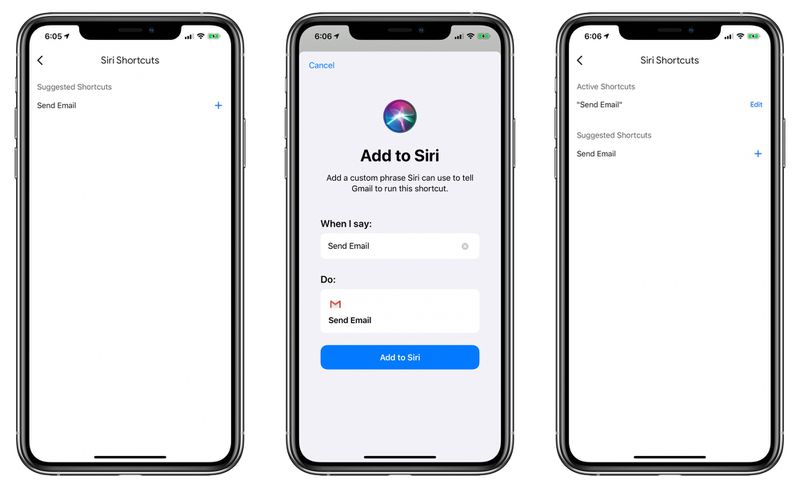 Gmail App for iOS Gains Support for Siri Shortcuts 1
