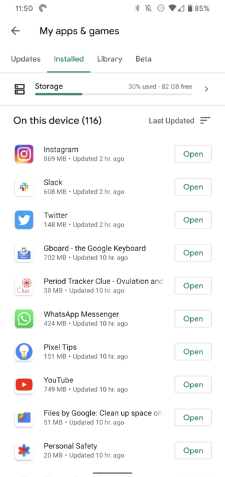Google messed up the Play Store's sorting order for recently updated apps (Update: Fixed) 3