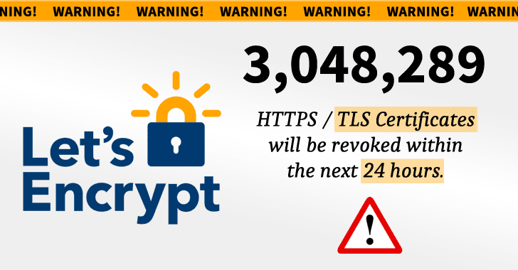 Let's Encrypt Revoking 3 Million TLS Certificates Issued Incorrectly Due to a Bug 1