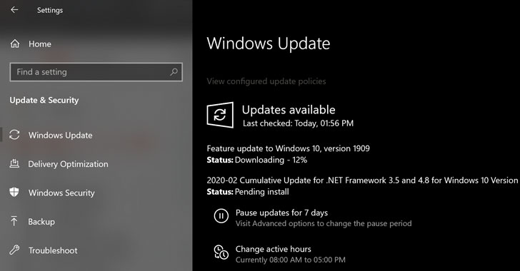windows software update