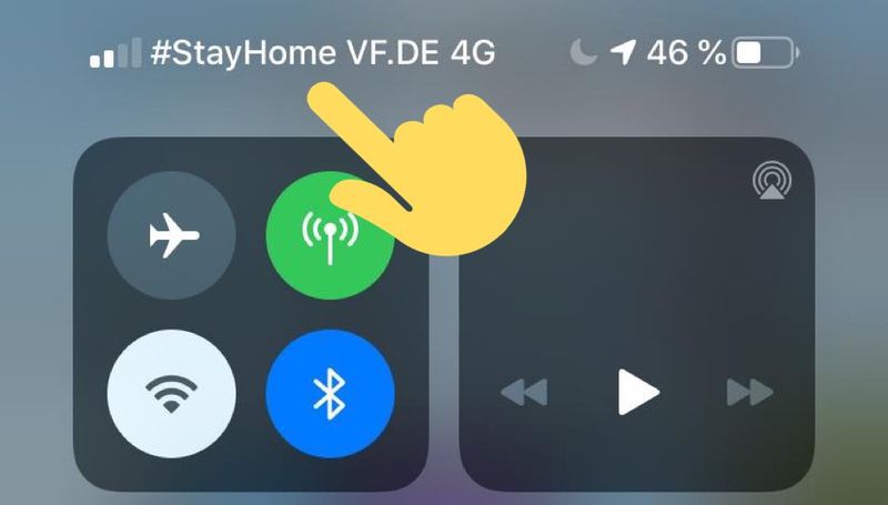 Mobile Networks in Multiple Countries Display 'Stay Home' Message When Users Connect to Cellular Instead of WiFi 1