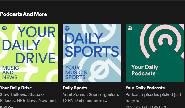 Spotify may be testing Daily Sports curated music-and-podcast playlist 2
