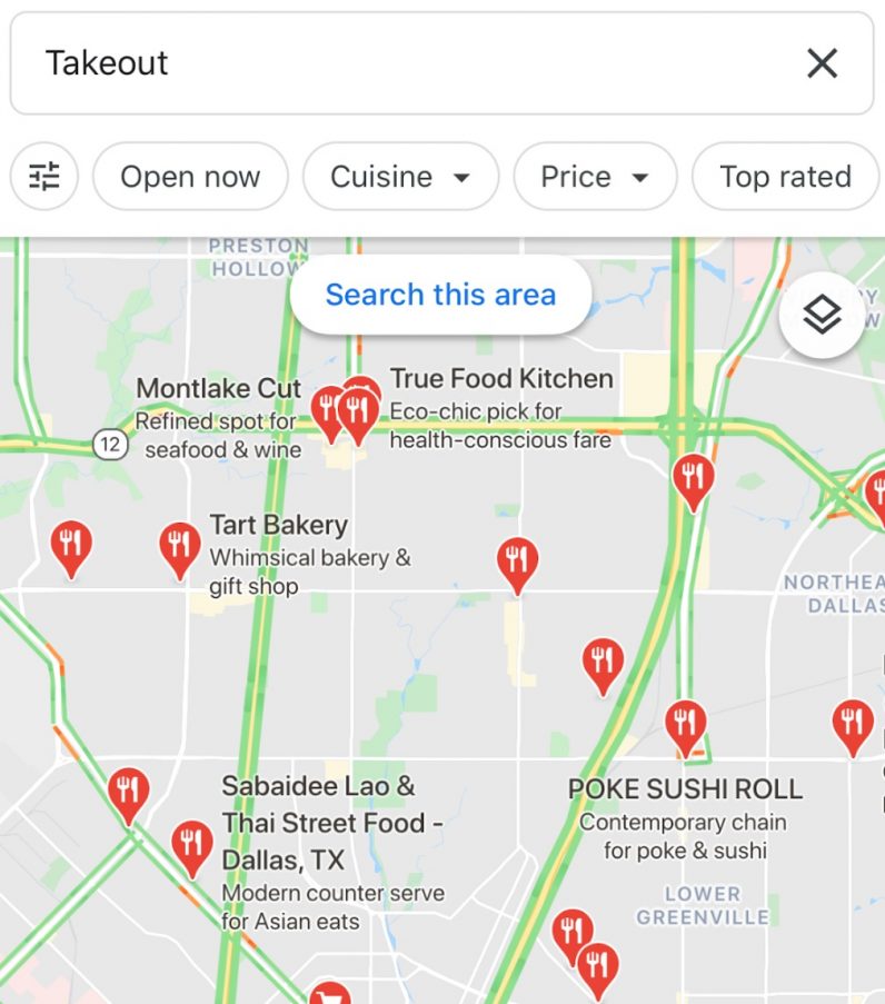 How to use Google Maps' new Takeout and Delivery shortcuts 2