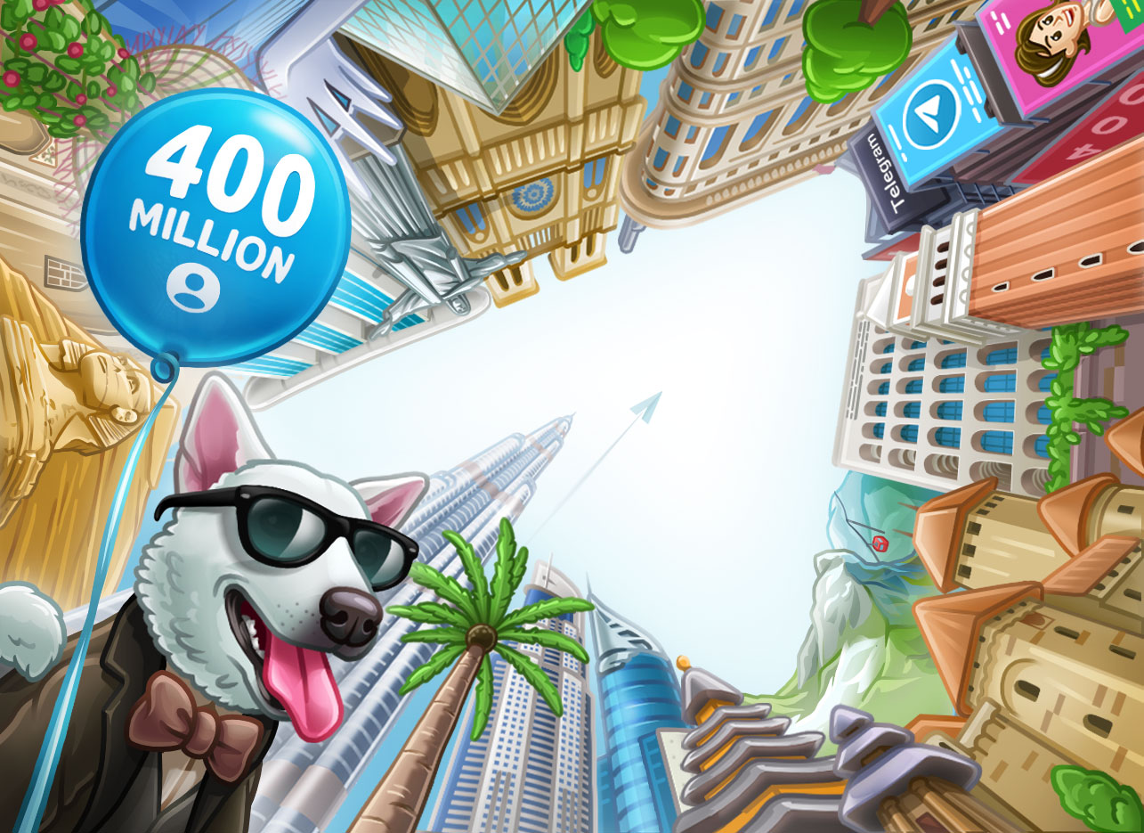 Telegram updated to v6.1 as it hits 400 million monthly active users