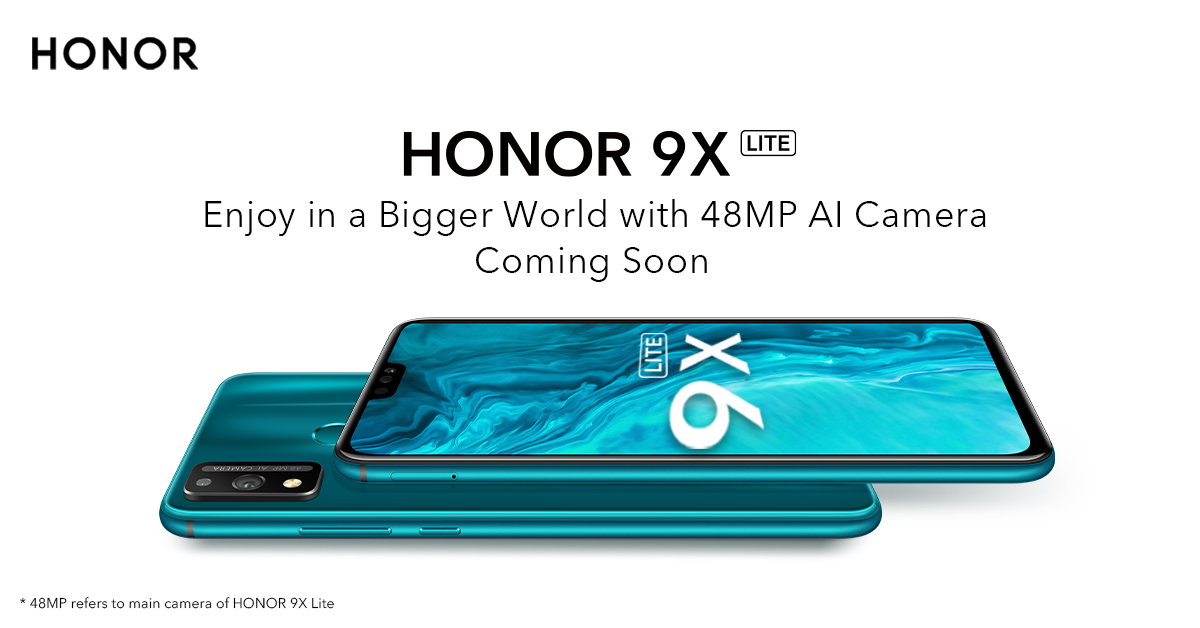 HONOR 9X Lite is coming