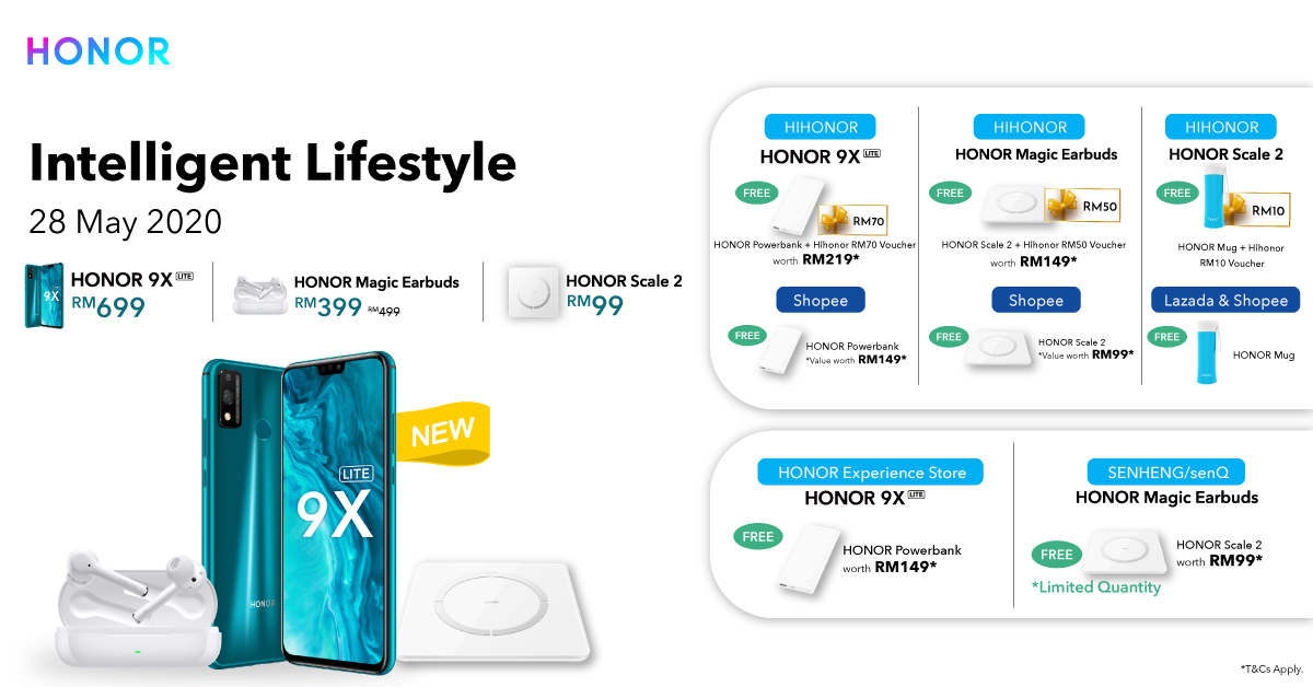 HONOR 9x lite Intelligent Lifestyle Products