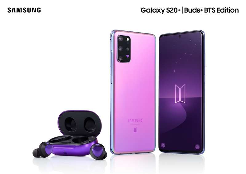 Samsung-Galaxy S20+ and Buds+ BTS Edition
