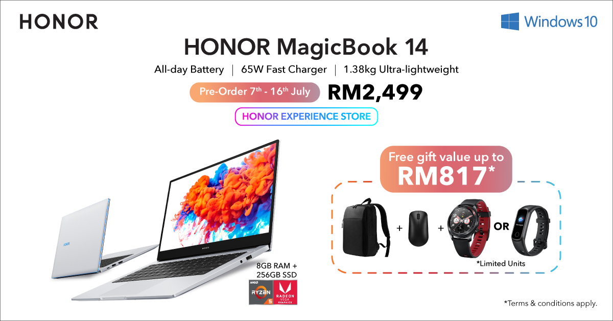 HONOR MagicBook 14 Pre-order-Malaysia