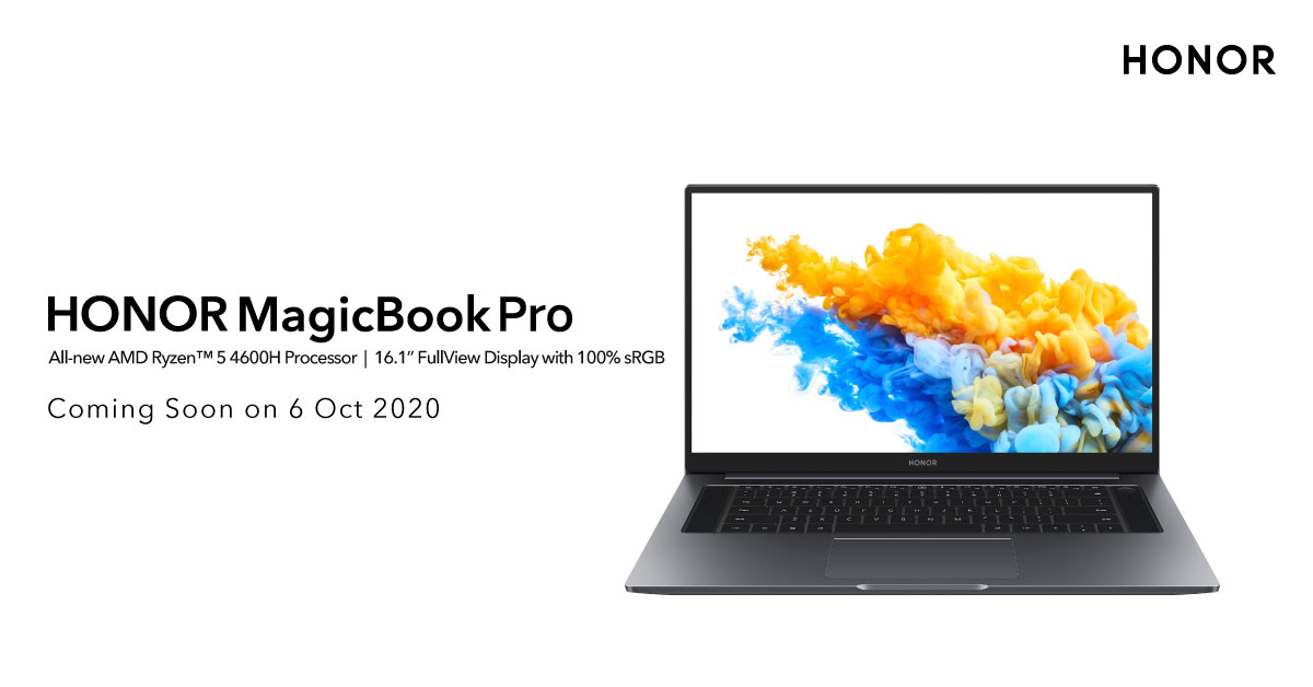 HONOR MagicBook Pro Coming Soon Malaysia