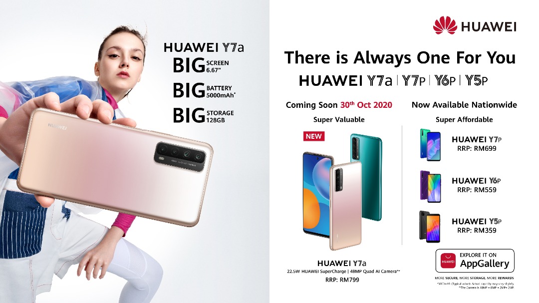 Huawei-Y7a-smartphone-malaysia-price