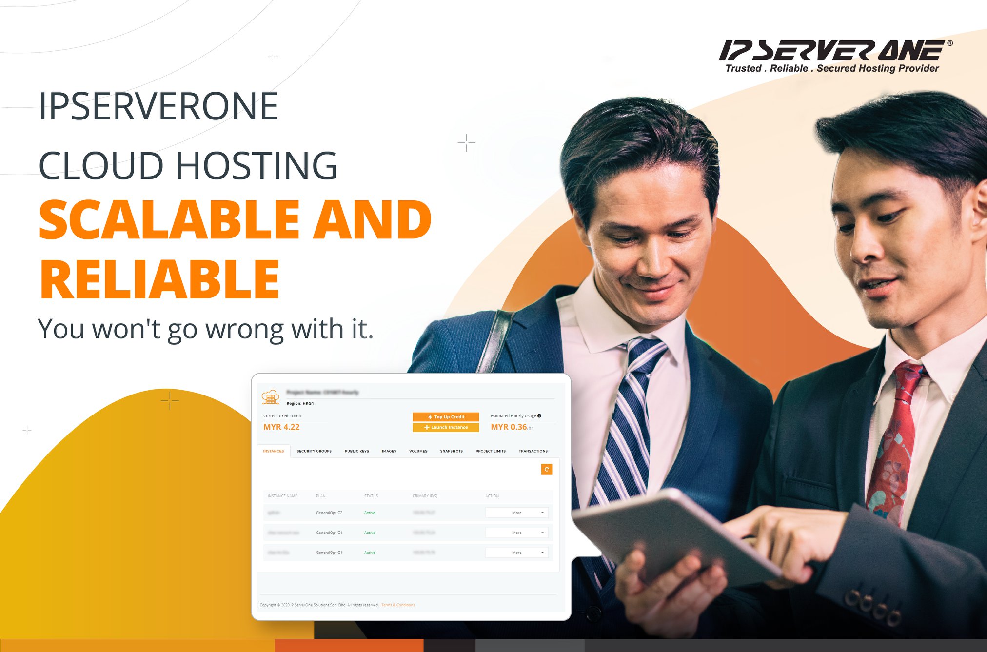 Cloud Hosting in Malaysia below RM50 a month with IP ServerOne